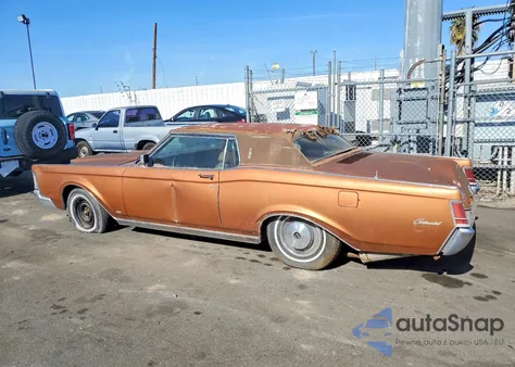 1971 Lincoln Mark Iii from USA, damaged, VIN 1Y89A848387